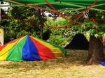 bunter Spiel-Fallschirm